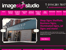 Tablet Screenshot of imagesignstudio.com